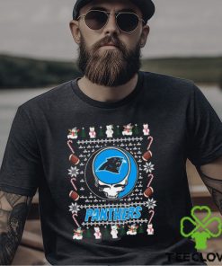 Grateful Dead Carolina Panthers Ugly Christmas Shirt 3 Grateful Dead Carolina Panthers Ugly Christmas Shirt
