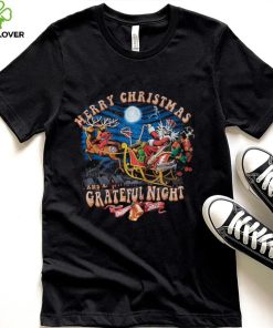 Grateful Dead Christmas T Shirt Merry Christmas Grateful Night