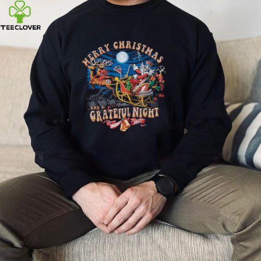 Grateful Dead Christmas T Shirt Merry Christmas Grateful Night