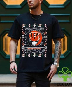 Grateful Dead Cincinnati Bengals Ugly Christmas Shirt