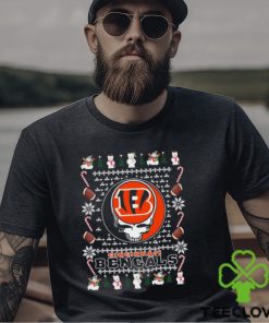 Grateful Dead Cincinnati Bengals Ugly Christmas Shirt