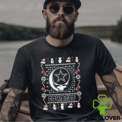 Grateful Dead Dallas Cowboys Ugly Christmas Shirt