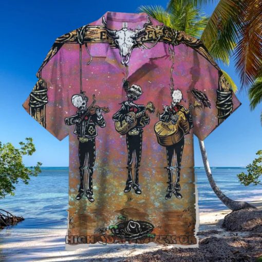 Grateful Dead Day of the Dead Short Sleeve Hawaiian Shirt