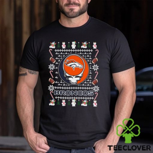 Grateful Dead Denver Broncos Ugly Christmas Shirt