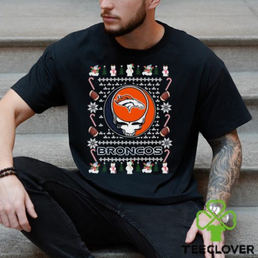 Grateful Dead Denver Broncos Ugly Christmas Shirt