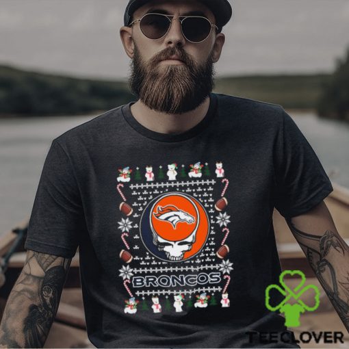 Grateful Dead Denver Broncos Ugly Christmas Shirt