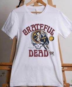 Grateful Dead Denver Nuggets Skull Skeleton Shirt