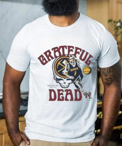 Grateful Dead Denver Nuggets Skull Skeleton Shirt 1 Grateful Dead Denver Nuggets Skull Skeleton Shirt
