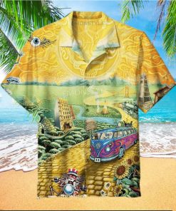 Grateful Dead Golden Road To Unlimited Devotion Hawaiian Shirt