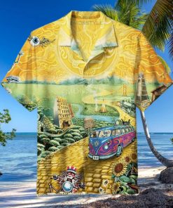 Grateful Dead Golden Road To Unlimited Devotion Hawaiian Shirt