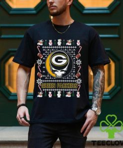 Grateful Dead Green Bay Packers Ugly Christmas Shirt