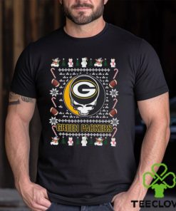 Grateful Dead Green Bay Packers Ugly Christmas Shirt 1 Grateful Dead Green Bay Packers Ugly Christmas Shirt