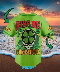 Grateful Dead Happy St Patrick’ Day Customized Baseball Jersey