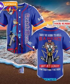 Grateful Dead In A Bucket Custom Name Baseball Jersey