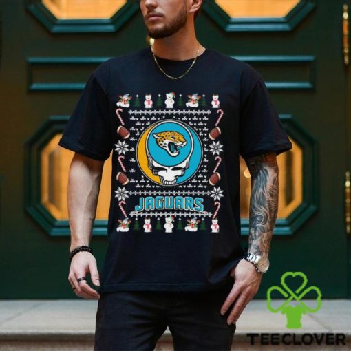 Grateful Dead Jacksonville Jaguars Ugly Christmas Shirt