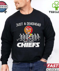 Grateful Dead Just a Deadhead Who Loves Kansas City Chiefs shirt