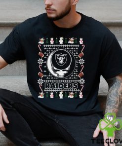 Grateful Dead Las Vegas Raiders Ugly Christmas Shirt 2 Grateful Dead Las Vegas Raiders Ugly Christmas Shirt