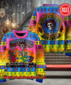 Grateful Dead Like The Morning Sun You Come Ugly Christmas Sweater