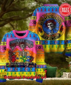 Grateful Dead Like The Morning Sun You Come Ugly Christmas Sweater