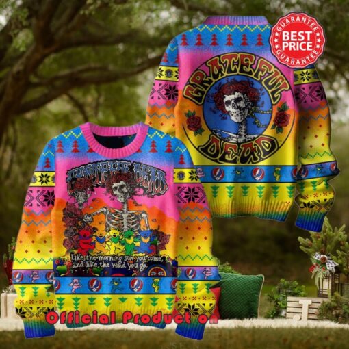 Grateful Dead Like The Morning Sun You Come Ugly Christmas Sweater