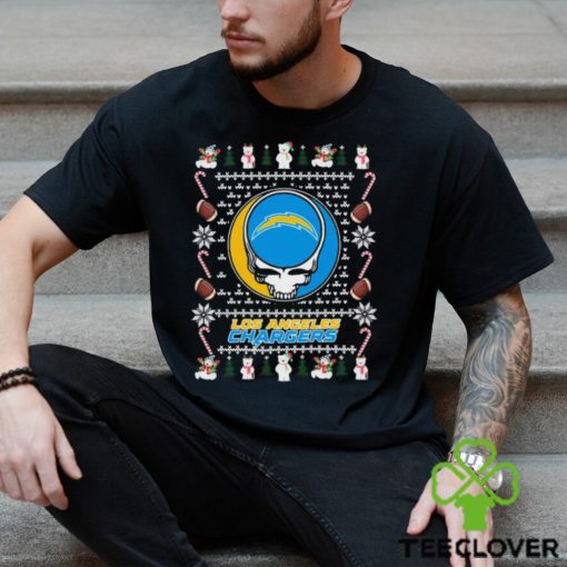 Grateful Dead Los Angeles Chargers Ugly Christmas Shirt