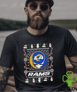 Grateful Dead Los Angeles Rams Ugly Christmas Shirt