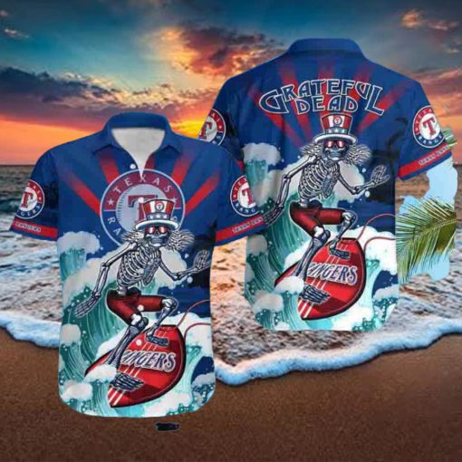 Grateful Dead MLB Texas Rangers 2024 Trendy Hawaiian Shirt
