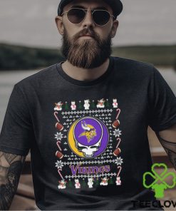 Grateful Dead Minnesota Vikings Ugly Christmas Shirt 3 Grateful Dead Minnesota Vikings Ugly Christmas Shirt