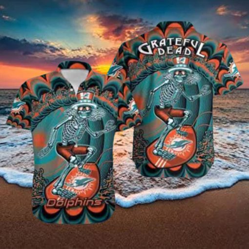 Grateful Dead NFL Miami Dolphins 2024 Trendy Hawaiian Shirt