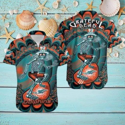 Grateful Dead NFL Miami Dolphins 2024 Trendy Hawaiian Shirt