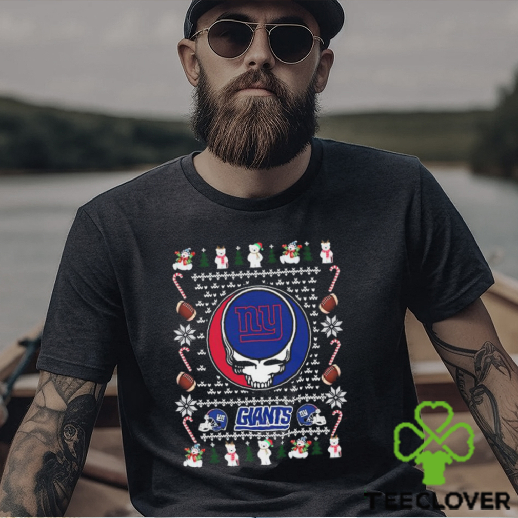Grateful Dead New York Giants Ugly Christmas Shirt Grateful Dead New York Giants Ugly Christmas Shirt
