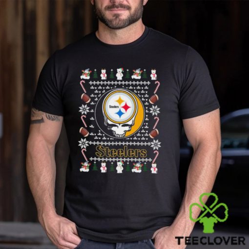 Grateful Dead Pittsburgh Steelers Ugly Christmas Shirt