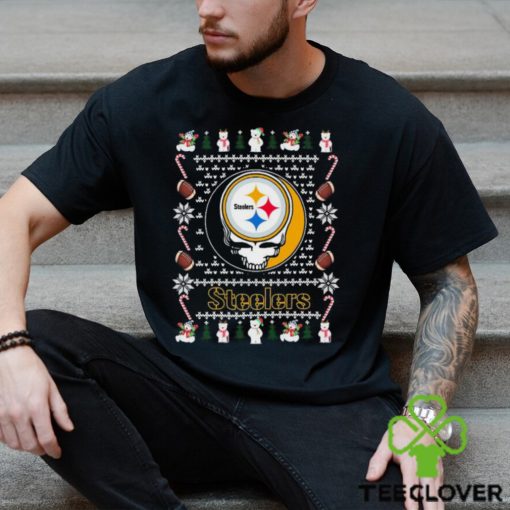 Grateful Dead Pittsburgh Steelers Ugly Christmas Shirt
