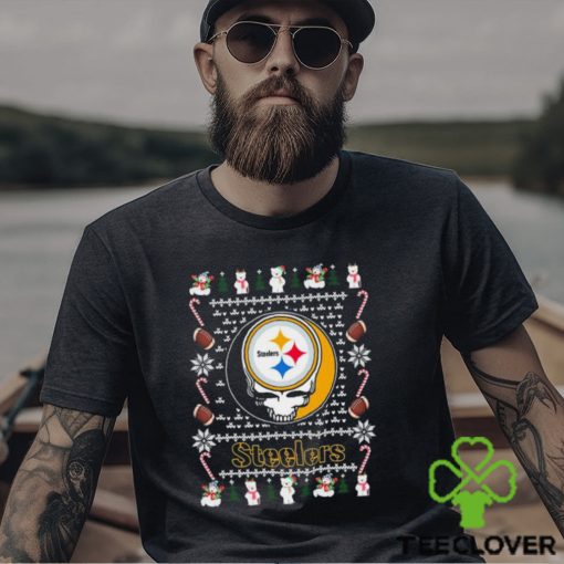 Grateful Dead Pittsburgh Steelers Ugly Christmas Shirt