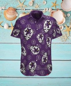 Grateful Dead Purple Dancing Bears 2024 Trendy Hawaiian Shirt