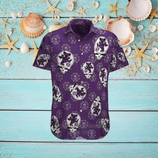 Grateful Dead Purple Dancing Bears 2024 Trendy Hawaiian Shirt