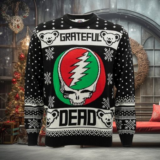 Grateful Dead Snowflakes Ugly Christmas Sweater