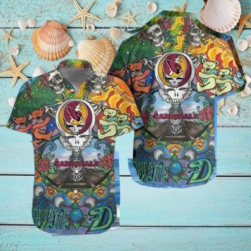Grateful Dead With NFL Arizona Cardinals 2024 Trendy Hawaiian Shirt