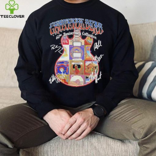 Grateful Dead band 60th anniversary collection guitar signatures shirt