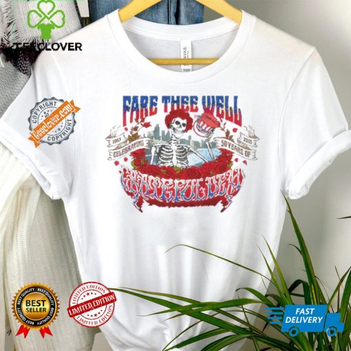 Grateful Dead fare thee well celebrating 50 years shirt