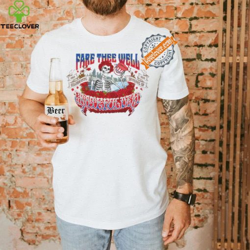 Grateful Dead fare thee well celebrating 50 years shirt