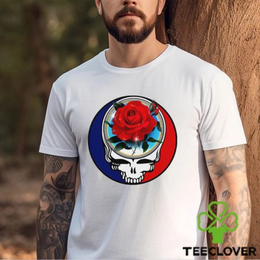 Grateful Dead skull with Rose 2023 logo hoodie, sweater, longsleeve, shirt v-neck, t-shirt