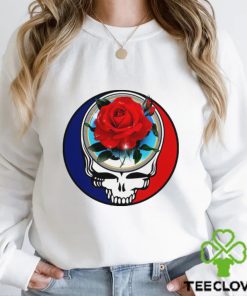 Grateful Dead skull with Rose 2023 logo hoodie, sweater, longsleeve, shirt v-neck, t-shirt