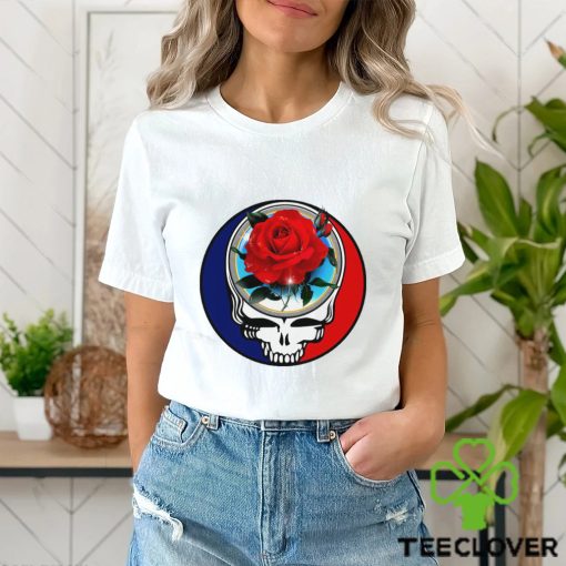 Grateful Dead skull with Rose 2023 logo hoodie, sweater, longsleeve, shirt v-neck, t-shirt