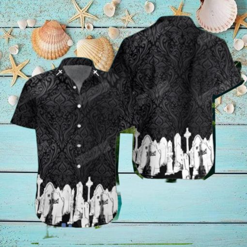 Graveyard Skull Goth Hawaiian Shirt Impressive Gift