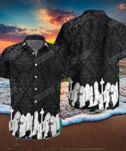 Graveyard Skull Goth Hawaiian Shirt Impressive Gift