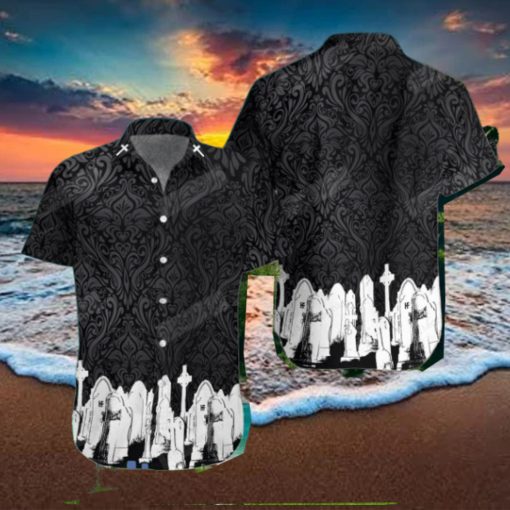 Graveyard Skull Goth Hawaiian Shirt Impressive Gift