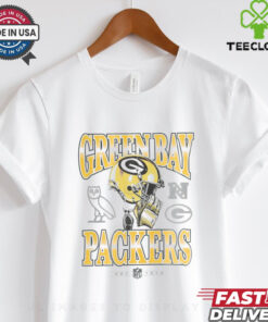 Gray Green Bay Packers Graphic T Shirt