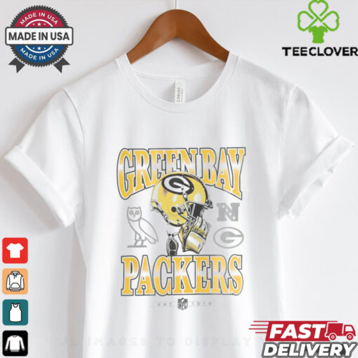 Gray Green Bay Packers Graphic T Shirt