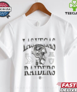 Gray Las Vegas Raiders Graphic T Shirt